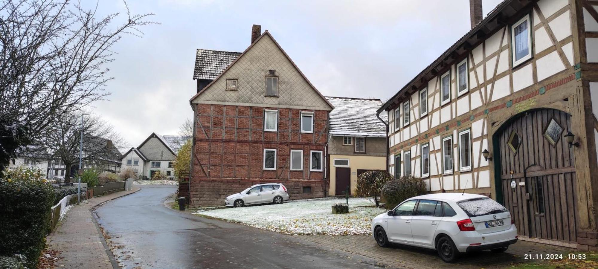 Fachwerkhaus In Deensen - Solling-Vogler-Naturschutzgebiet Apartment Bagian luar foto